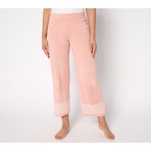 Barefoot Dreams Pants - Barefoot Dreams Women's Petite Pants PM CozyChic Ultra Lite Pink A676219